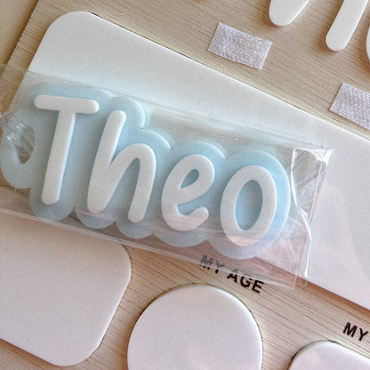 Playful Text Bag Tags