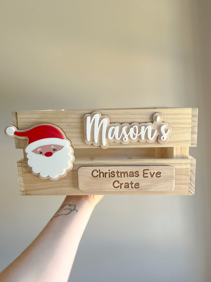 Interchangeable Christmas Crate | Custom made | Christmas | Wooden crate | Acrylic