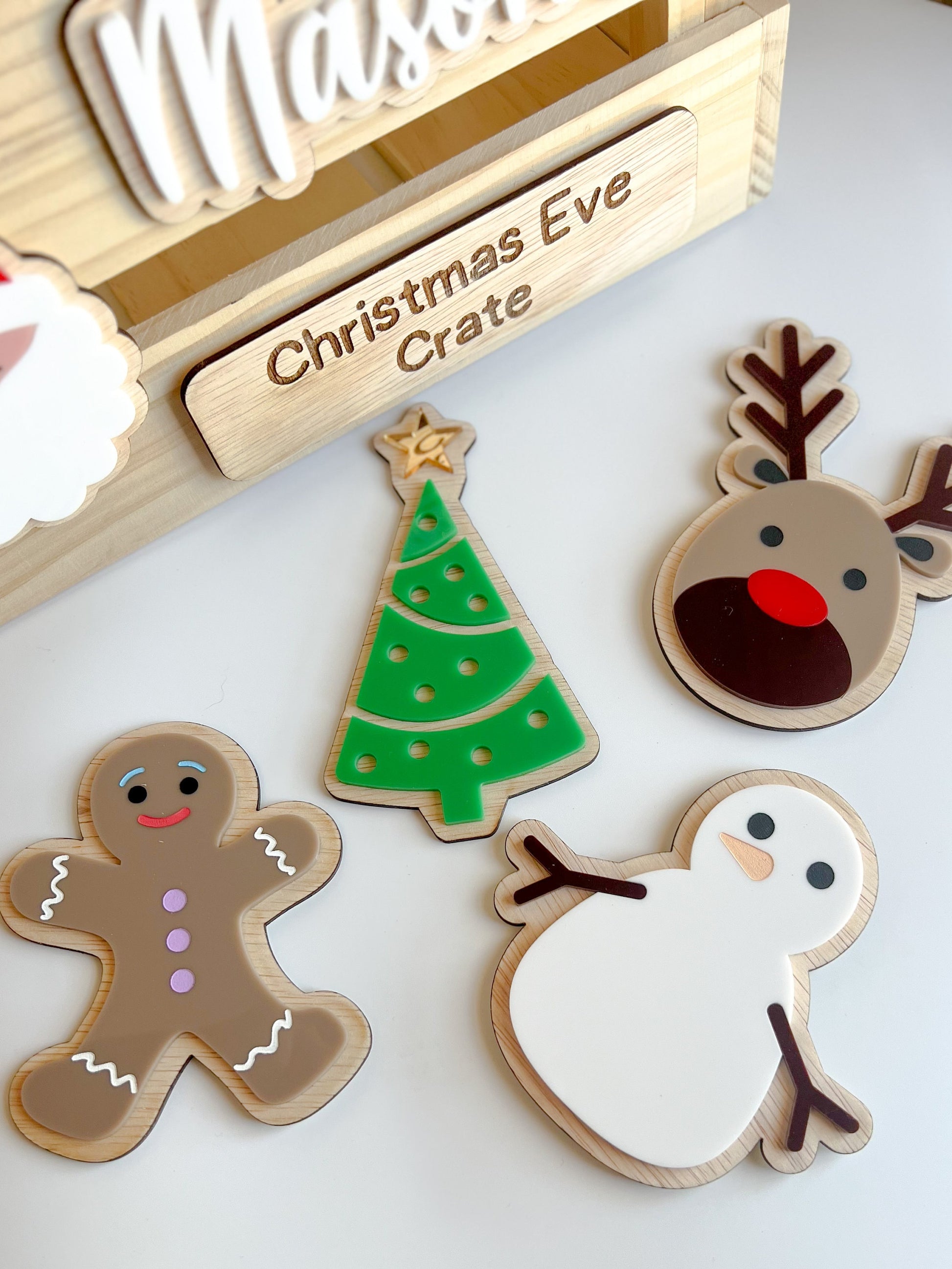 Extra 3D Christmas Theme Icons & Christmas Plaque Bundle | Interchange Crate | Christmas | Wooden | Acrylic | Custom made