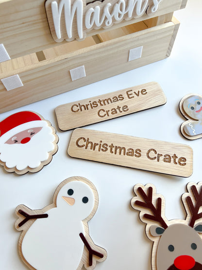 Extra 3D Christmas Theme Icons & Christmas Plaque Bundle | Interchange Crate | Christmas | Wooden | Acrylic | Custom made