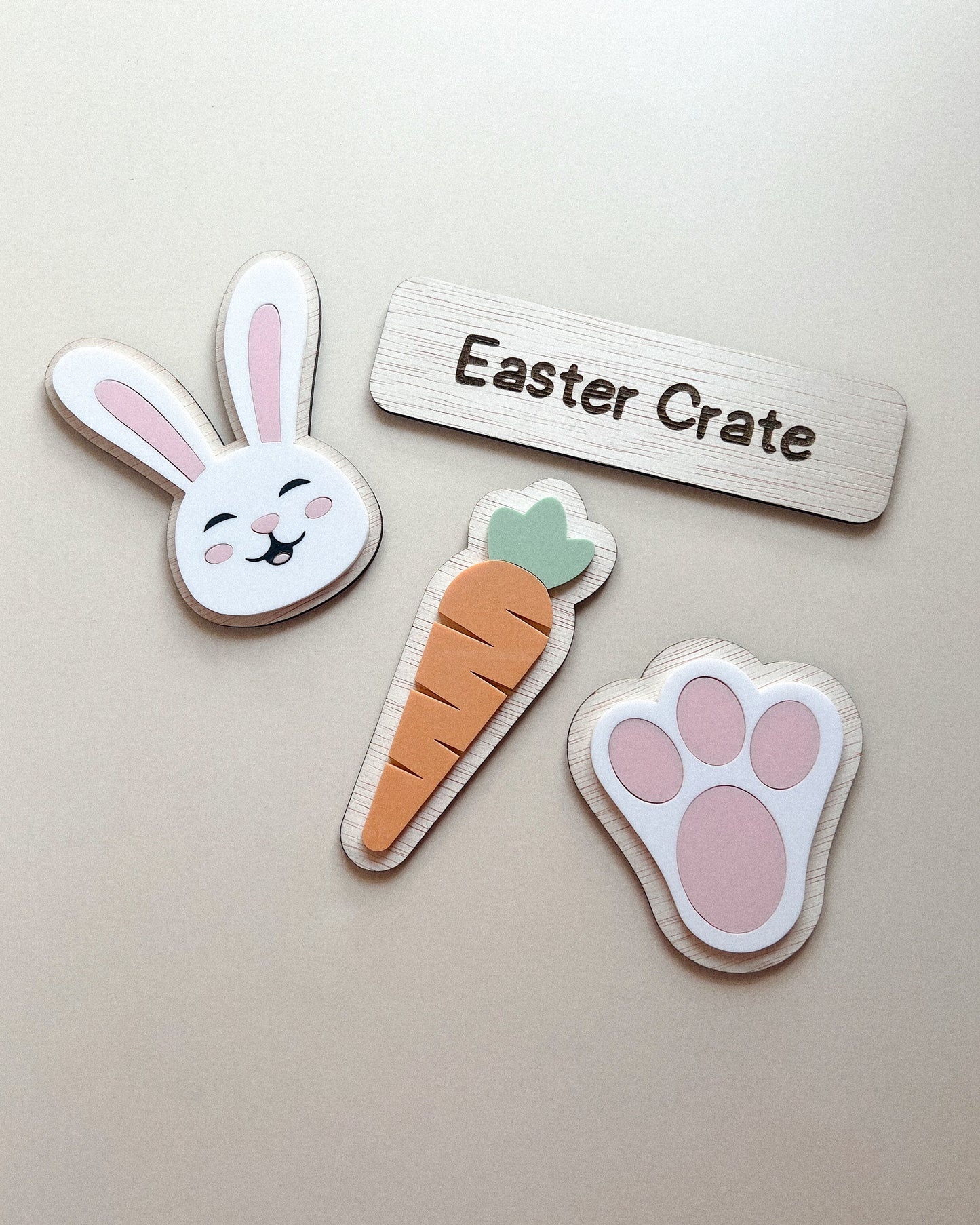 Extra 3D Easter Theme Icons & Easter Plaque Bundle | Interchange Crate | Easter | Wooden | Acrylic | Custom made | Bunny